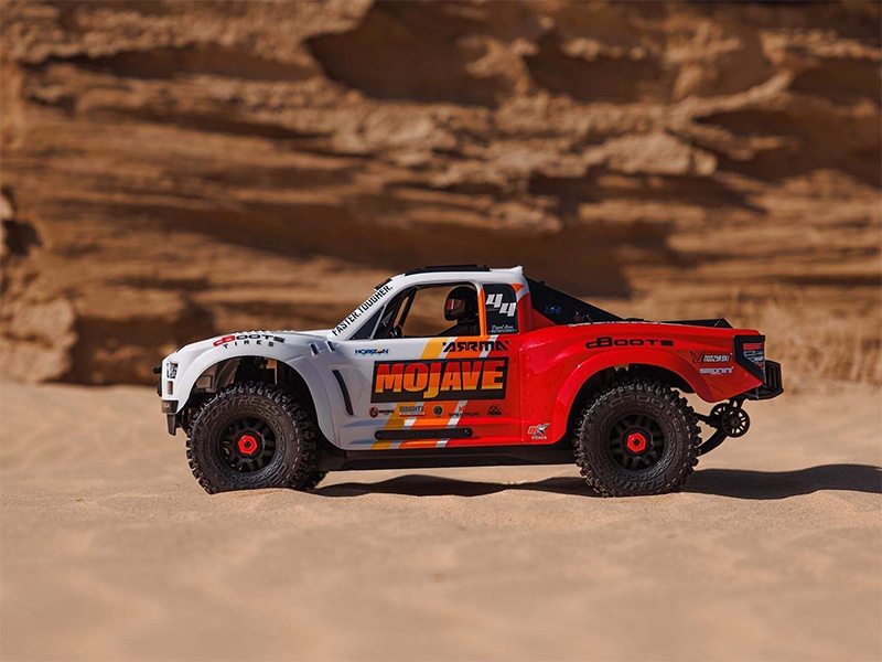 Arrma 1/8 MOJAVE 4X4 4S BLX Desert Truck RTR - White C-ARA4404T1