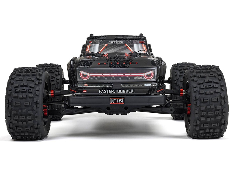 Arrma 1/5 Outcast 4X4 8S BLX EXB Brushless Stunt Truck RTR, Black  C-ARA5810V2T1