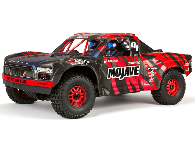 Arrma MOJAVE 6S V2 BLX - Red/Black C-ARA7604V2T2