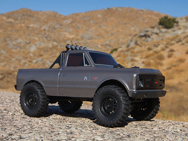 Axial 1/24 SCX24 1967 Chevrolet C10 4WD Truck Brushed RTR - Silver C-AXI00001T2