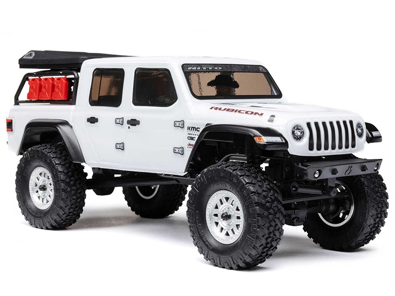 Axial SCX24 Jeep Gladiator 4WD Rock Crawler RTR - White C-AXI00005V2T4