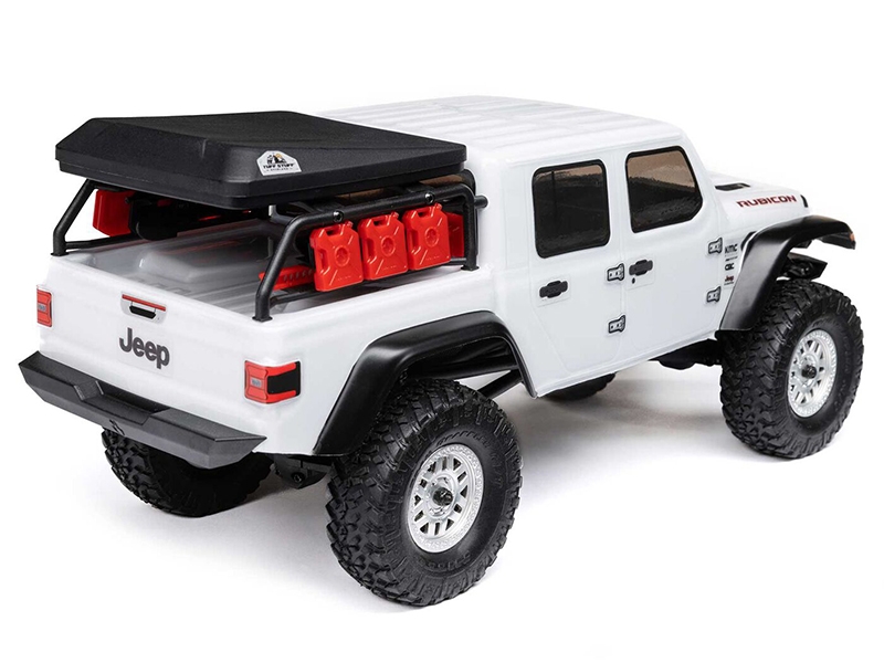 Axial SCX24 Jeep Gladiator 4WD Rock Crawler RTR - White C-AXI00005V2T4