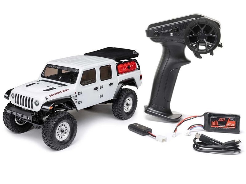 Axial SCX24 Jeep Gladiator 4WD Rock Crawler RTR - White C-AXI00005V2T4