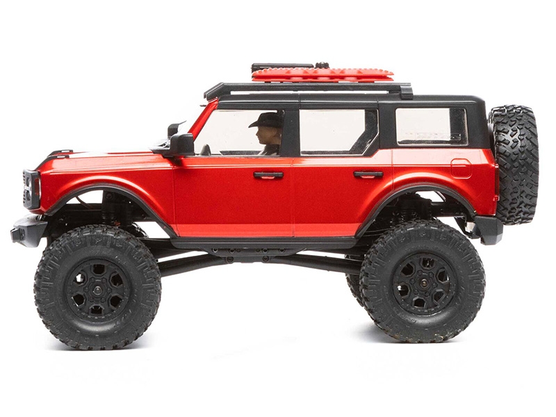 Axial SCX24 2021 Ford Bronco 4WD Truck Brushed RTR - Red C-AXI00006T1