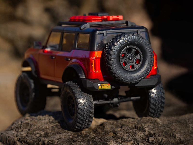 Axial SCX24 2021 Ford Bronco 4WD Truck Brushed RTR - Red C-AXI00006T1