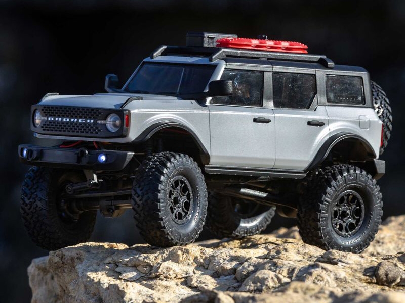 Axial SCX24 2021 Ford Bronco 4WD Truck Brushed RTR - Grey C-AXI00006T2