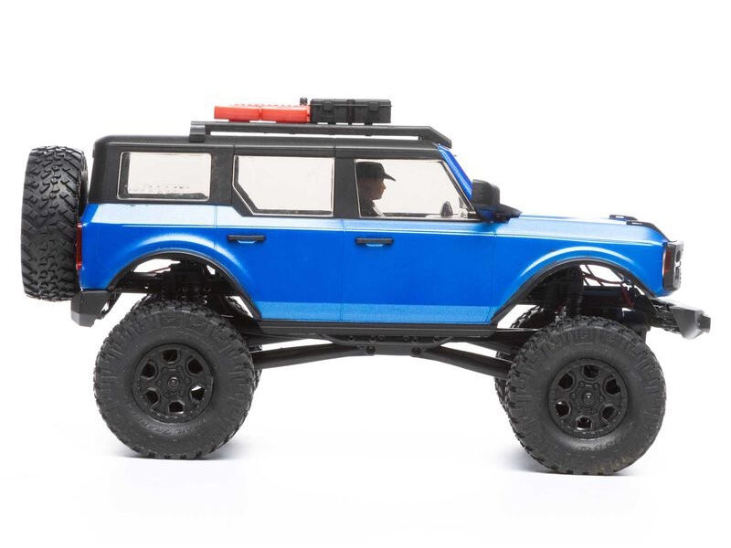 Axial SCX24 2021 Ford Bronco 4WD Truck Brushed RTR - Blue C-AXI00006T3