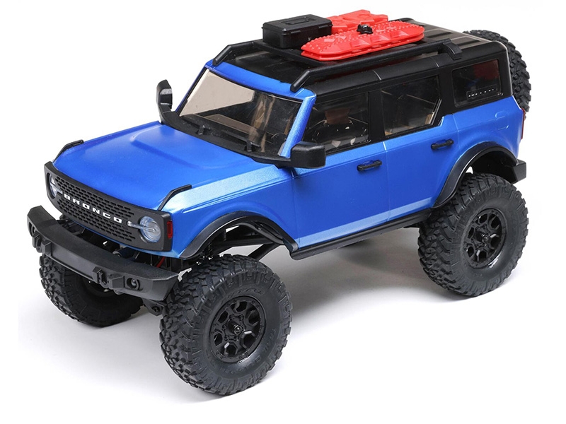 Axial SCX24 2021 Ford Bronco 4WD Truck Brushed RTR - Blue C-AXI00006T3