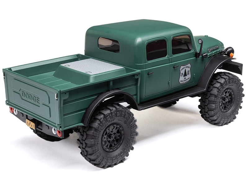 Axial 1/24 SCX24 Dodge Power Wagon 4WD Rock Crawler Brushed RTR - Green C-AXI00007T2