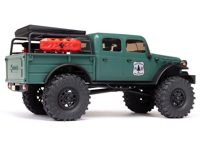 Axial 1/24 SCX24 Dodge Power Wagon 4WD Rock Crawler Brushed RTR - Green C-AXI00007T2