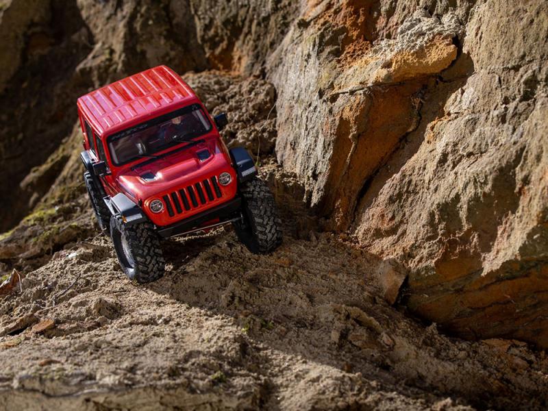 Axial 1/10 SCX10 III Jeep JLU Wrangler with Portals RTR - Orange C-AXI03003BT2