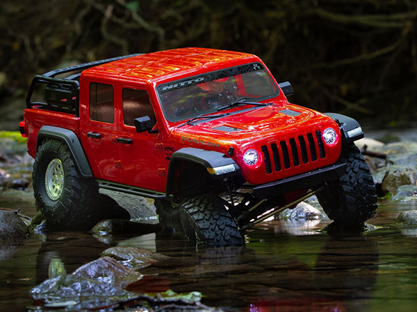 Axial 1/10 SCX10 III Jeep JT Gladiator with Portals RTR - Red C-AXI03006BT2