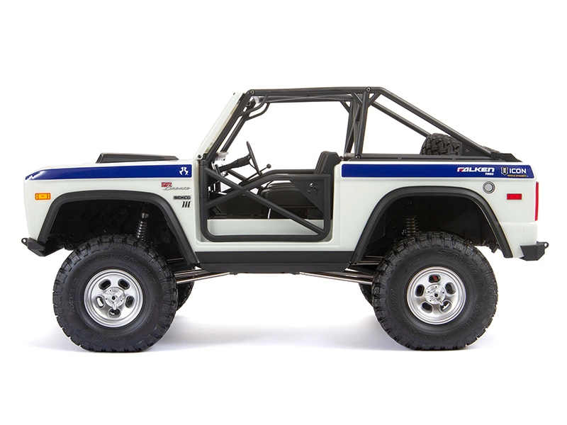 Axial SCX10 III Early Ford Bronco 4WD Scale Crawler RTR - White C-AXI03014BT2