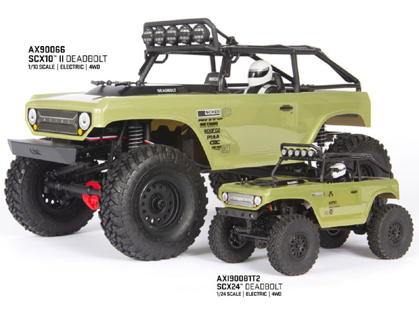 Axial SCX24 Deadbolt Rock Crawler RTR - Green C-AXI90081T2