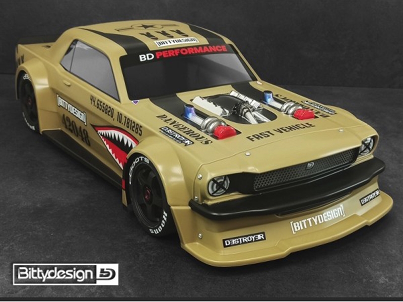 Bitty Design Destroyer 17 Arrma Infraction Limitless Body Bd Mc7 Dsty