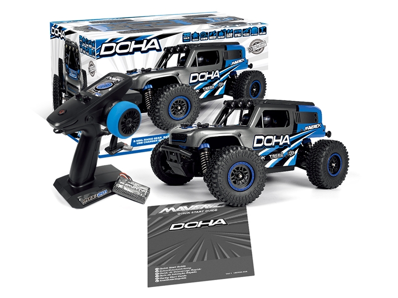 Maverick Doha 1/20 4WD Electric Truck - Blue  MV150700