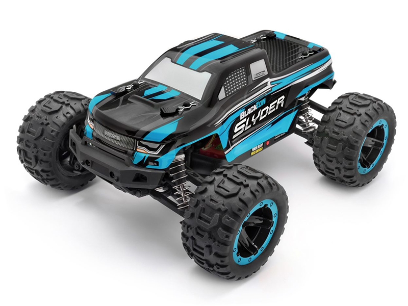 BlackZon Slyder MT 1/16th 4WD Monster Truck - Blue 540104