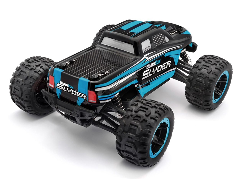 BlackZon Slyder MT 1/16th 4WD Monster Truck - Blue 540104