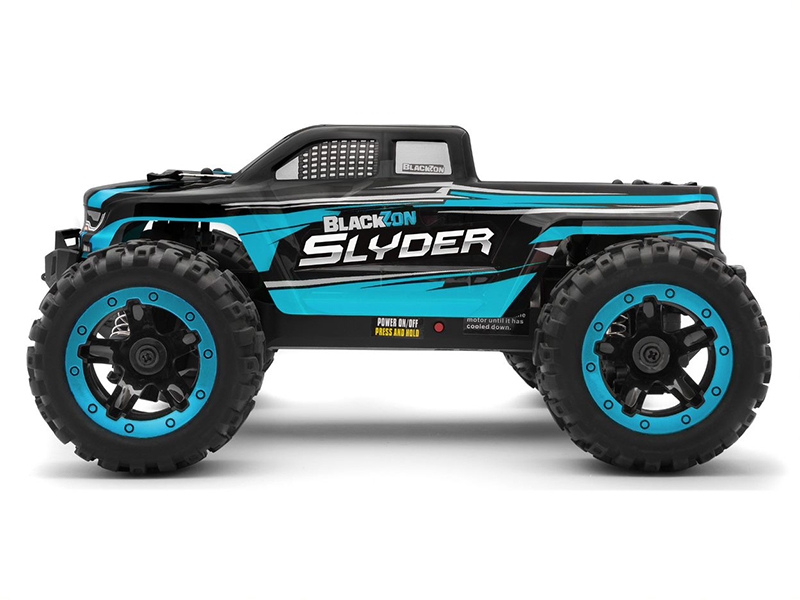 BlackZon Slyder MT 1/16th 4WD Monster Truck - Blue 540104