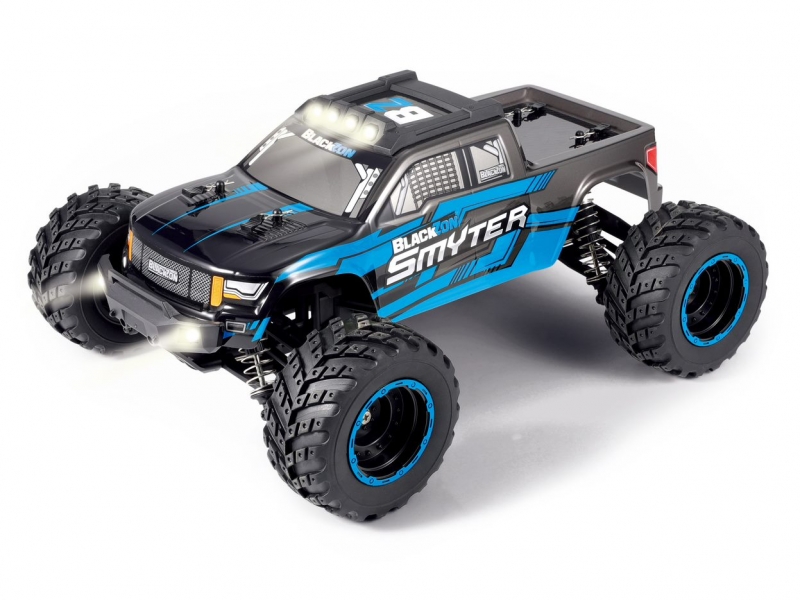 BlackZon Smyter MT 1/12 4WD Electric Monster Truck - Blue 540111