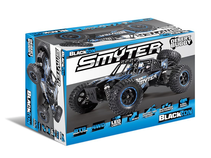 BlackZon Smyter DB 1/12 4WD Electric Desert Buggy - Blue 540115