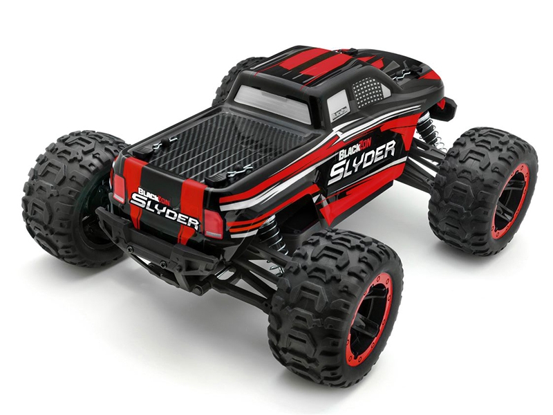 BlackZon Slyder MT 1/16th 4WD Monster Truck - Red 540098