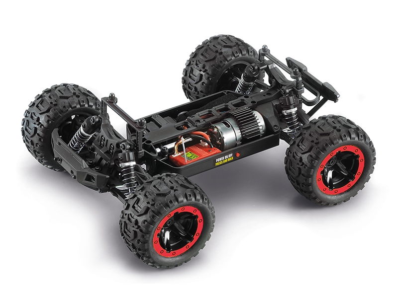 BlackZon Slyder MT 1/16th 4WD Monster Truck - Red 540098