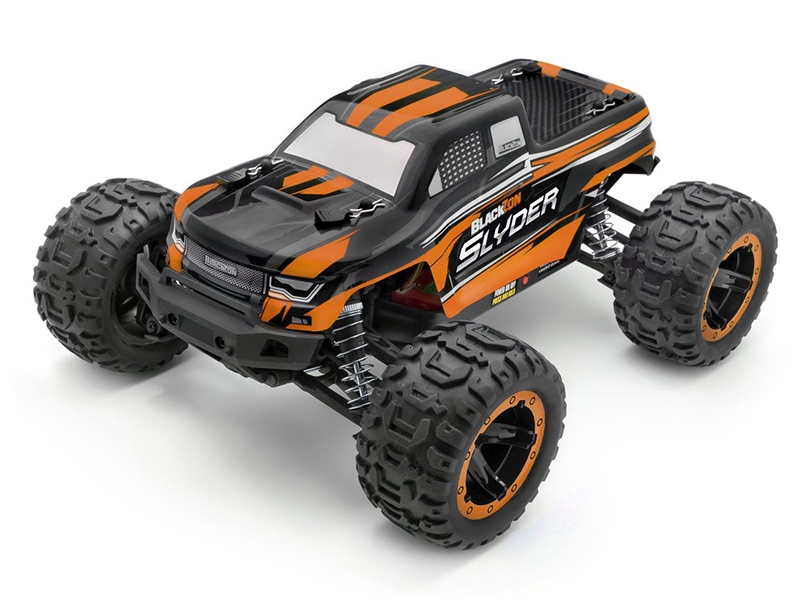 BlackZon Slyder MT 1/16th 4WD Monster Truck - Orange 540099