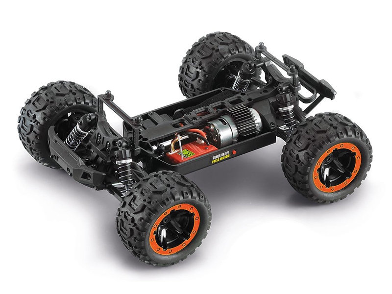 BlackZon Slyder MT 1/16th 4WD Monster Truck - Orange 540099