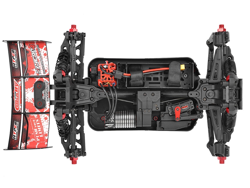 Corally Syncro-4 1/8 Brushless 4S Basher Buggy RTR - Red C-00287-R