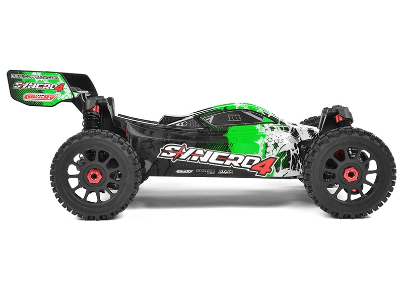 Corally Syncro-4 1/8 Brushless 4S Basher Buggy RTR - Green C-00287-G