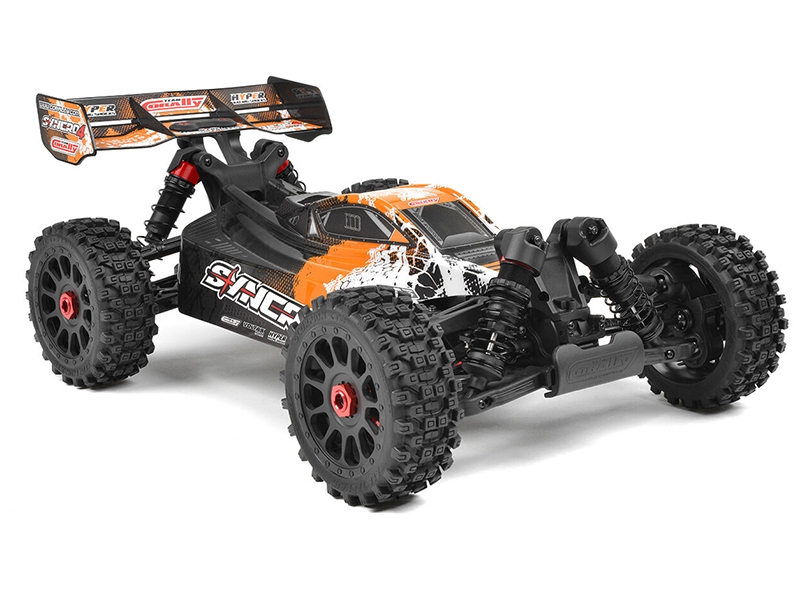 Corally Syncro-4 1/8 Brushless 4S Basher Buggy RTR - Orange C-00287-O