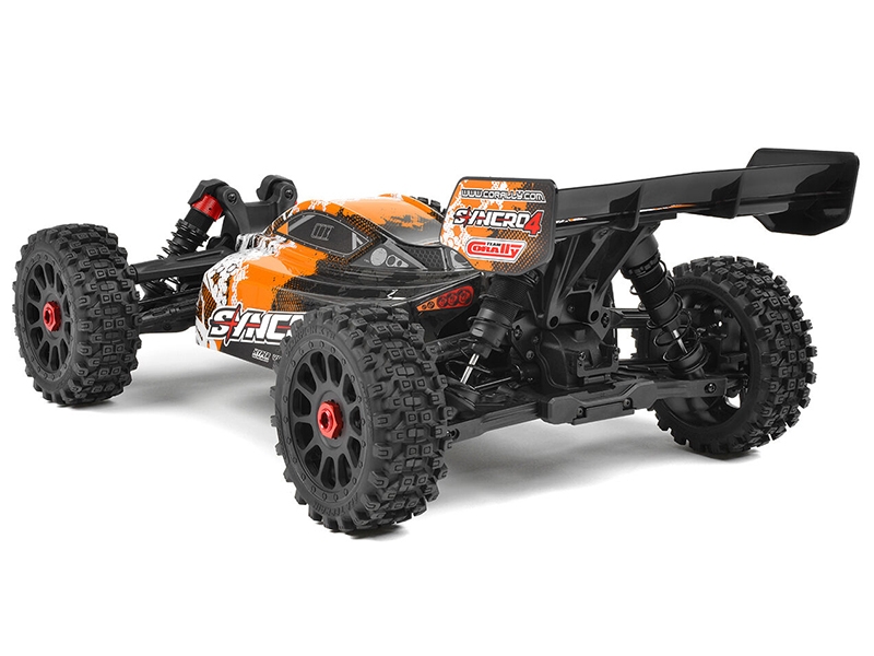 Corally Syncro-4 1/8 Brushless 4S Basher Buggy RTR - Orange C-00287-O