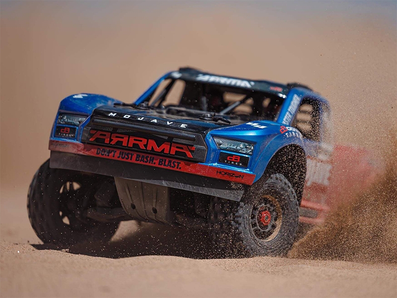 Arrma 1/8 MOJAVE 4X4 4S BLX Desert Truck RTR - Blue C-ARA4404T2