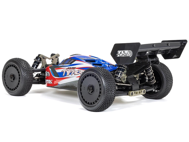 Arrma 1/8 TLR Tuned TYPHON 6S 4WD BLX Buggy RTR - Red/Blue C-ARA8406