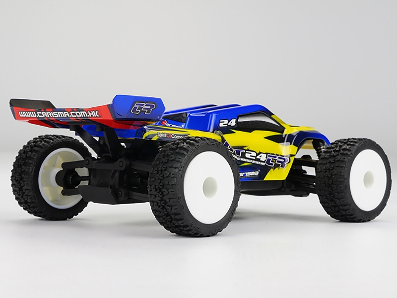 Carisma GT24TR 1/24th 4wd Brushless Micro Truggy RTR (Yellow/Blue) CA58168