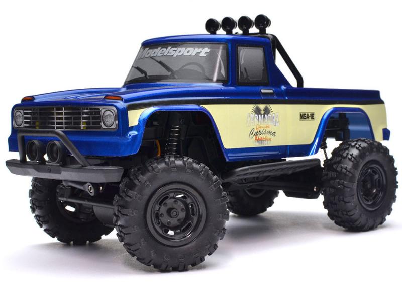 Carisma Scale Adventure MSA-1E Coyote Pup RTR Micro Scale Truck - Blue CA79368