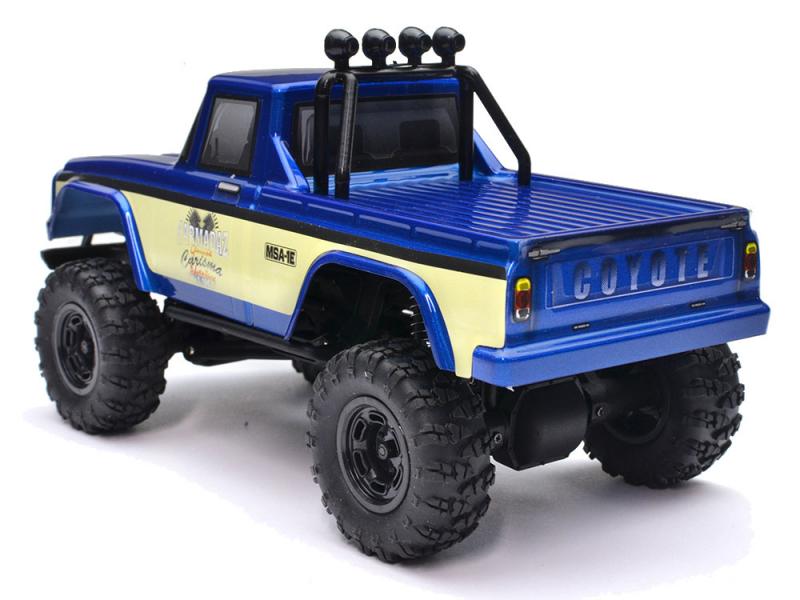 Carisma Scale Adventure MSA-1E Coyote Pup RTR Micro Scale Truck - Blue CA79368