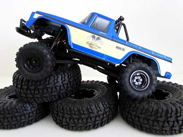 Carisma Scale Adventure MSA-1E Coyote Pup RTR Micro Scale Truck - Blue CA79368