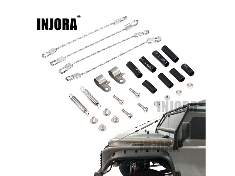 Injora RC Car Branch Deflector Steel Rope for 1/10 RC Rock Crawler CRAW2017125