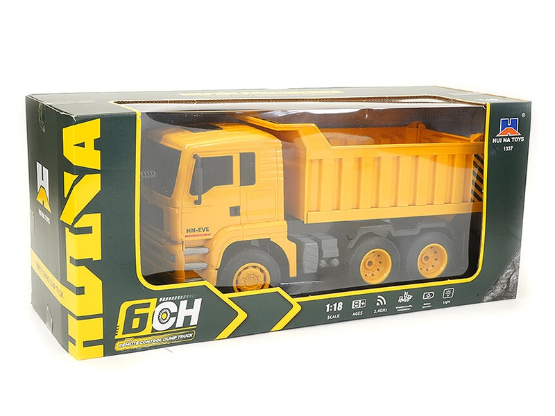 HuiNa 2.4GHz 6 Channel RC Dump Truck 1:18 CY1337