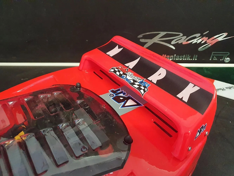 Delta Plastik S0040 - Ferrari F40 Clear Bodyshell 335mm WB DP-4001-SET