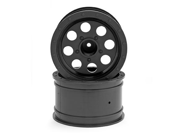 LaTrax Teton Wheels (Black) (2) TRX7671