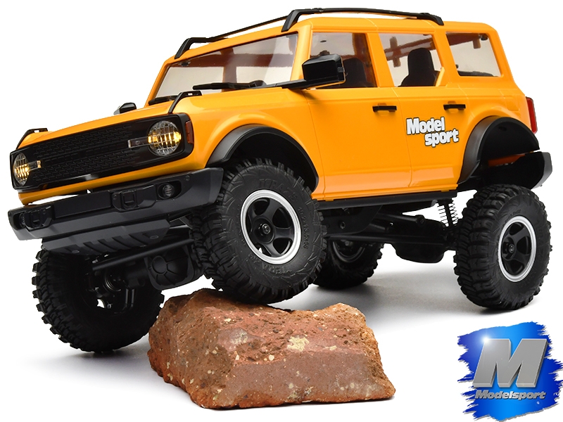 Eazy RC 1/18 Bronx RTR Scale Crawler with Hardbody - Yellow EZY005YL