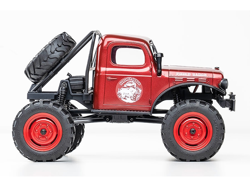 FMS FCX24 1/24th Power Wagon Scaler RTR - Red V2 FMS12401RTRRDV2