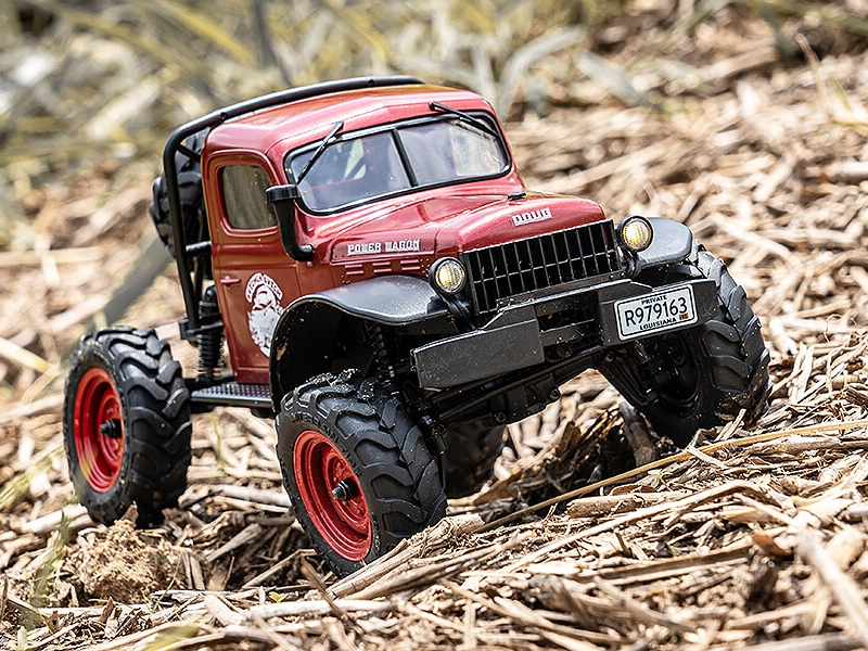 FMS FCX24 1/24th Power Wagon Scaler RTR - Red V2 FMS12401RTRRDV2