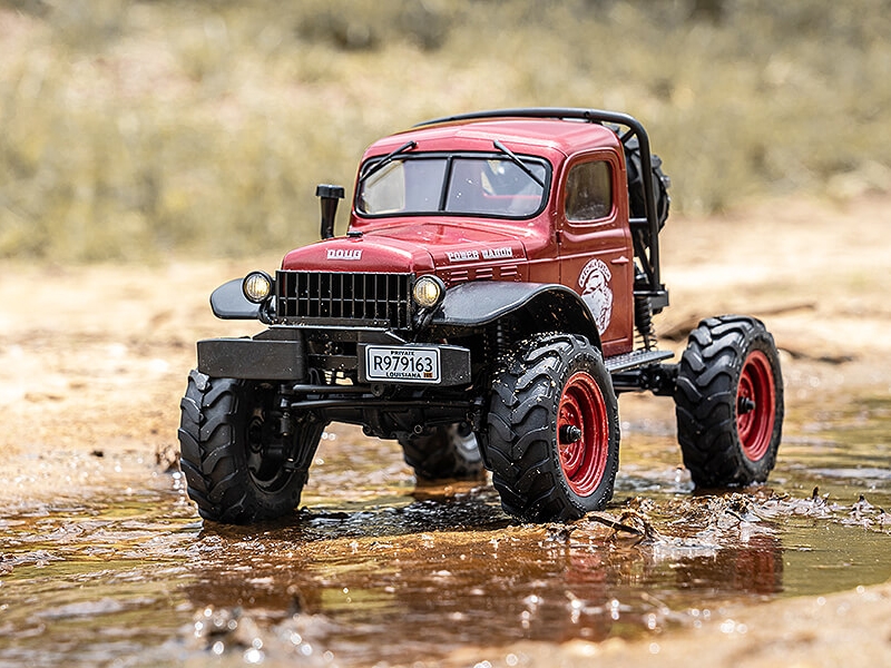 FMS FCX24 1/24th Power Wagon Scaler RTR - Red V2 FMS12401RTRRDV2