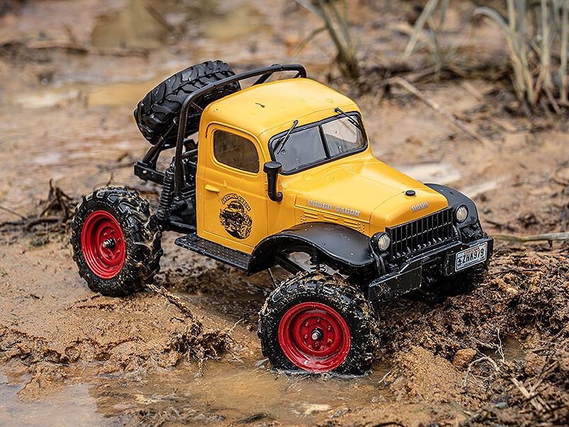 FMS FCX24 1/24 Power Wagon Scaler RTR- Yellow FMS12401YL