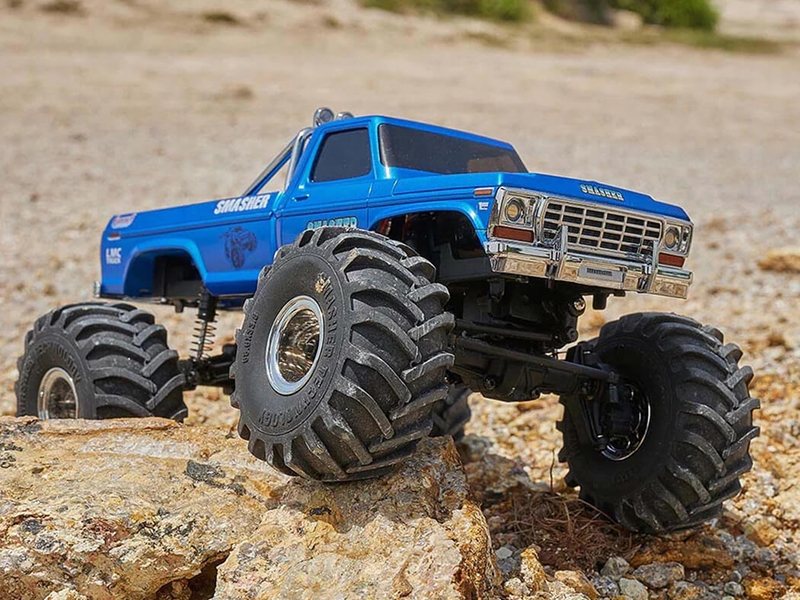 FMS FCX24 1/24th Smasher 4WD RTR - Blue V2 FMS12402RTRBUV2