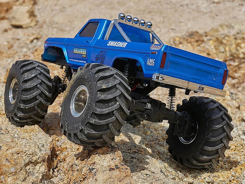 FMS FCX24 1/24th Smasher 4WD RTR - Blue V2 FMS12402RTRBUV2